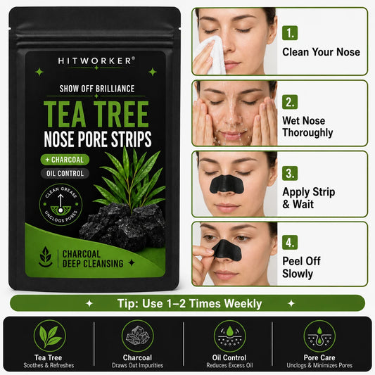 20pcs Blackhead Nose Strips Deep Cleansing Nasal Patch Remove Dirt Shrink Pores