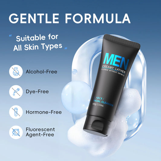 LAIKOU Men's Oil-Control Face Wash 100 g – image 2