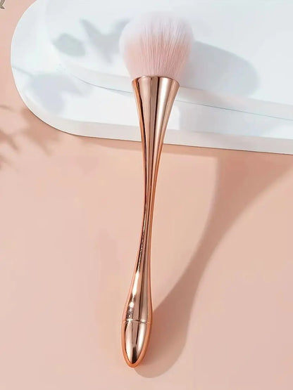Rose Gold Fan Powder & Highlighter Brush – makeup brushes, view 8
