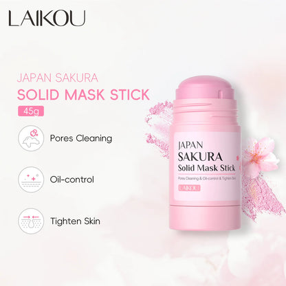 LAIKOU Sakura Mud Mask Stick – skin care masks & peels, view 8