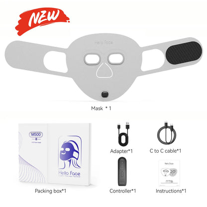 Hello Face M500 Wireless Red & Near-Infrared LED Face Mask – led light therapy devices, view 7