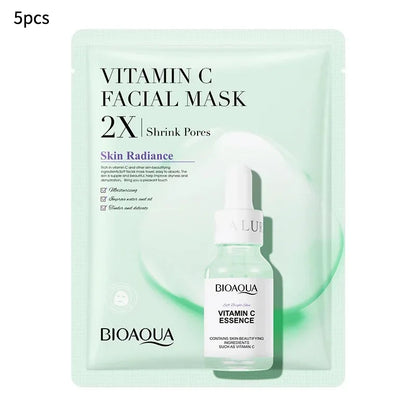 Hydrating Sheet Masks: Centella, Collagen, Hyaluronic Acid & Vitamin C – skin care masks & peels, view 8