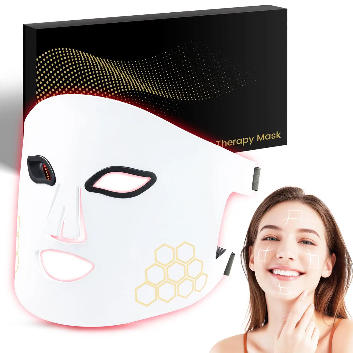 Hello Face LED Face Mask (Red, Blue & Infrared)