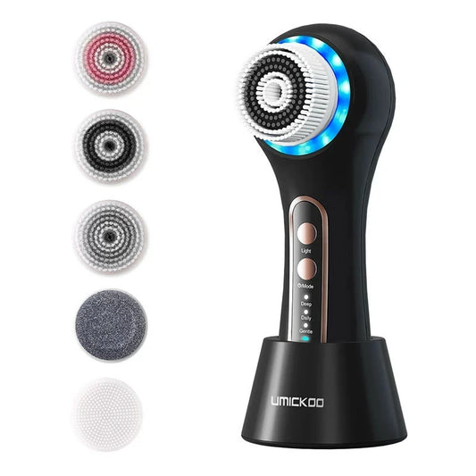 Electric Facial Cleansing Brush with 5 Heads – skin cleansing brushes, view 2