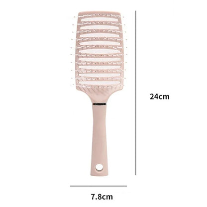 Vented Air Cushion Detangling Hairbrush (Pink)