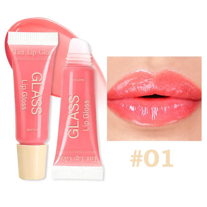 JUJU DREAM Glass Tint Lip Oil Gloss – Pink