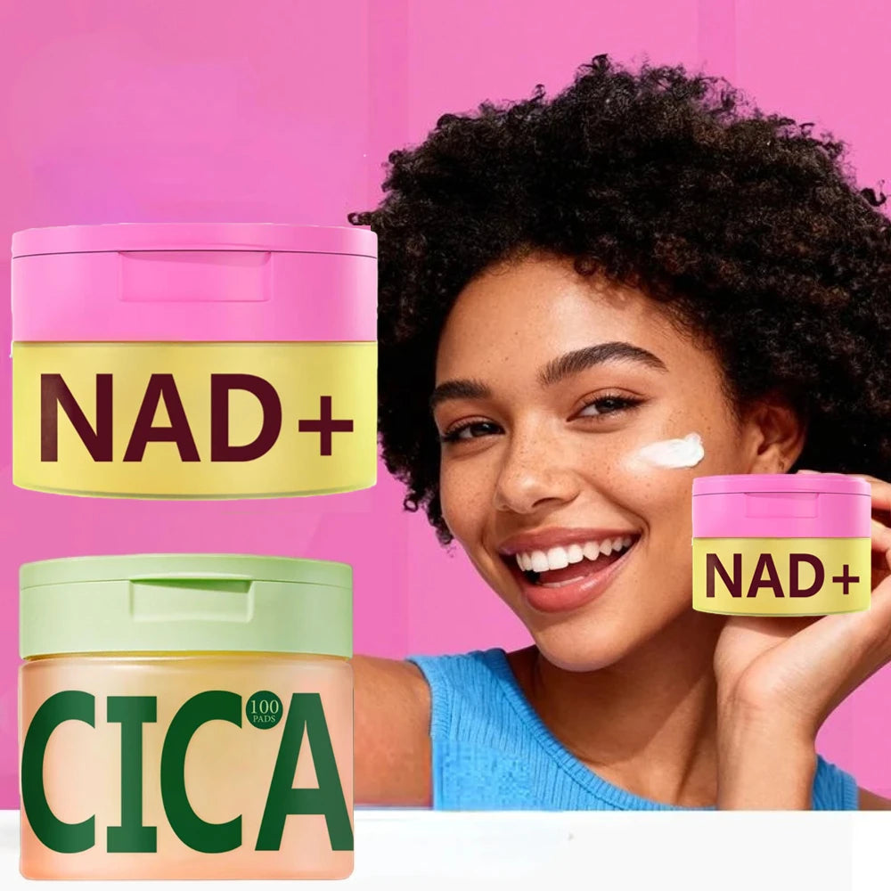 CICA Soothing Toner Pads (100) or NAD+ Brightening Cream – skin care, view 3