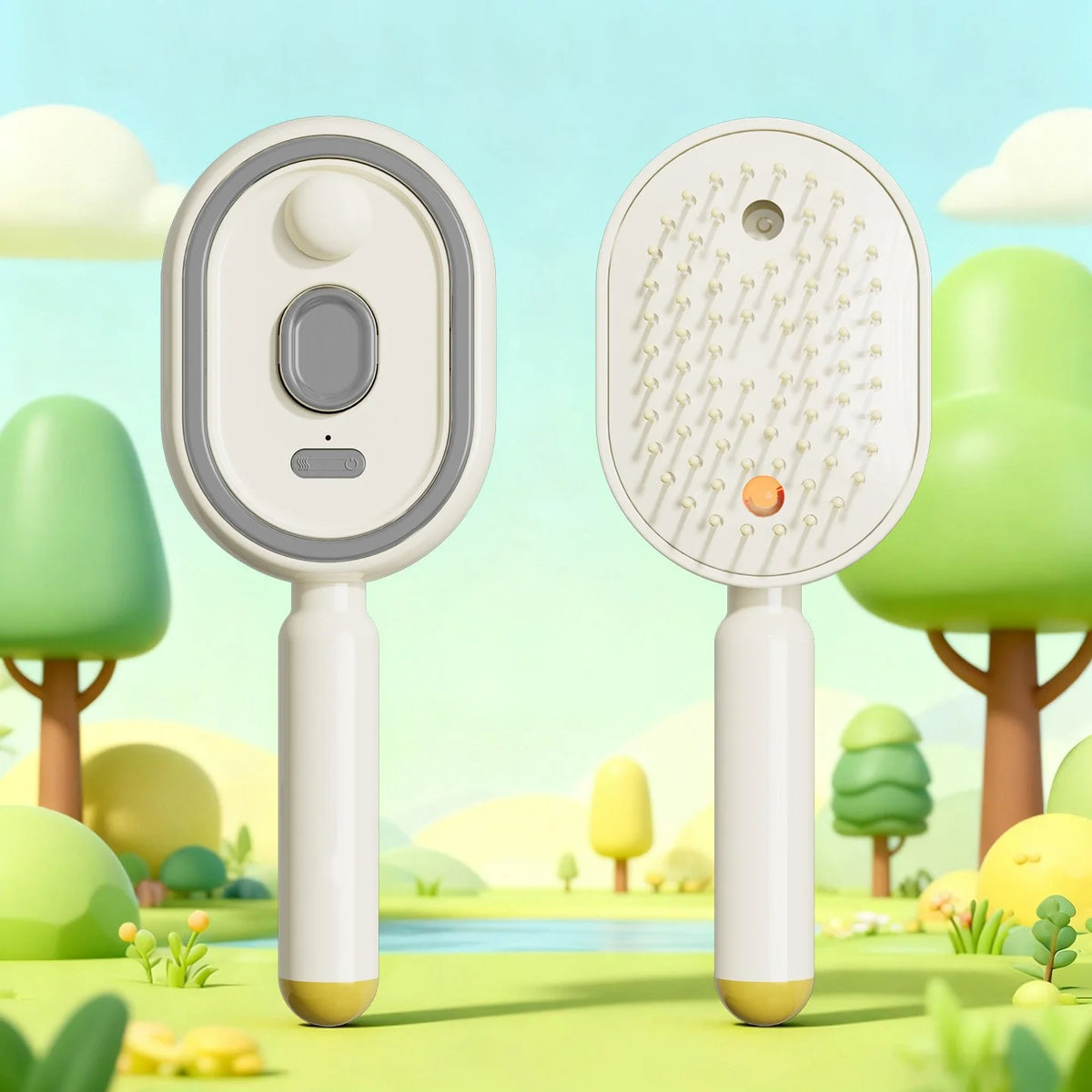 Rechargeable Mist Spray Hairbrush for Hair Oil & Detangling – combs & brushes, view 10