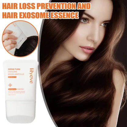 Lilyeve Growturn Exosome Brush Ampoule 100ml Anti Hair Loss Scalp Serum Nourishing Hair Growth Essence for All Scalp Types
