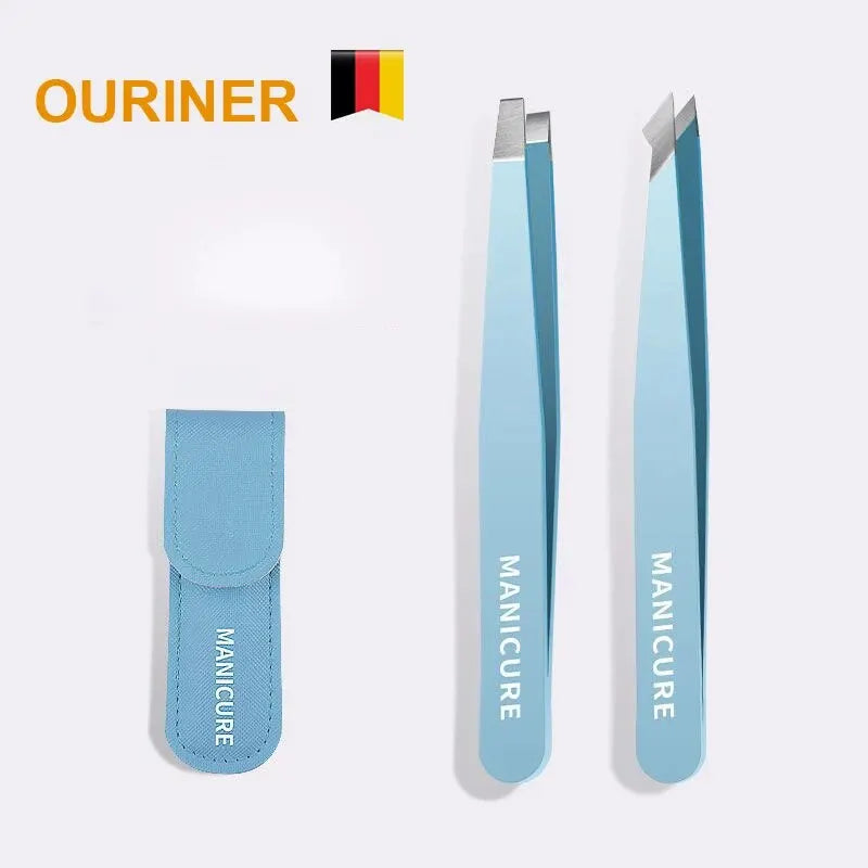 Precision Eyebrow Tweezer Set (4 pcs)