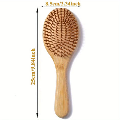 Natural Bamboo Paddle Hairbrush – combs & brushes, view 11