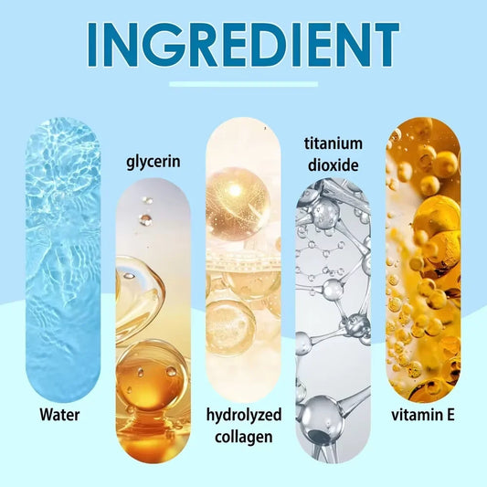 Centella Sun Serum ingredients: glycerin, hydrolyzed collagen, titanium dioxide, vitamin E