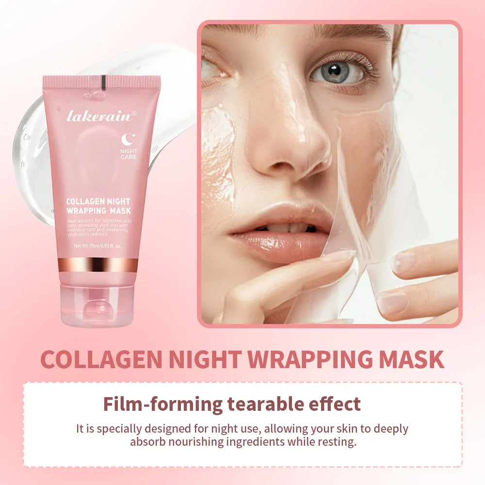 Lakerain Collagen Night Wrapping Mask – skin care masks & peels, view 4