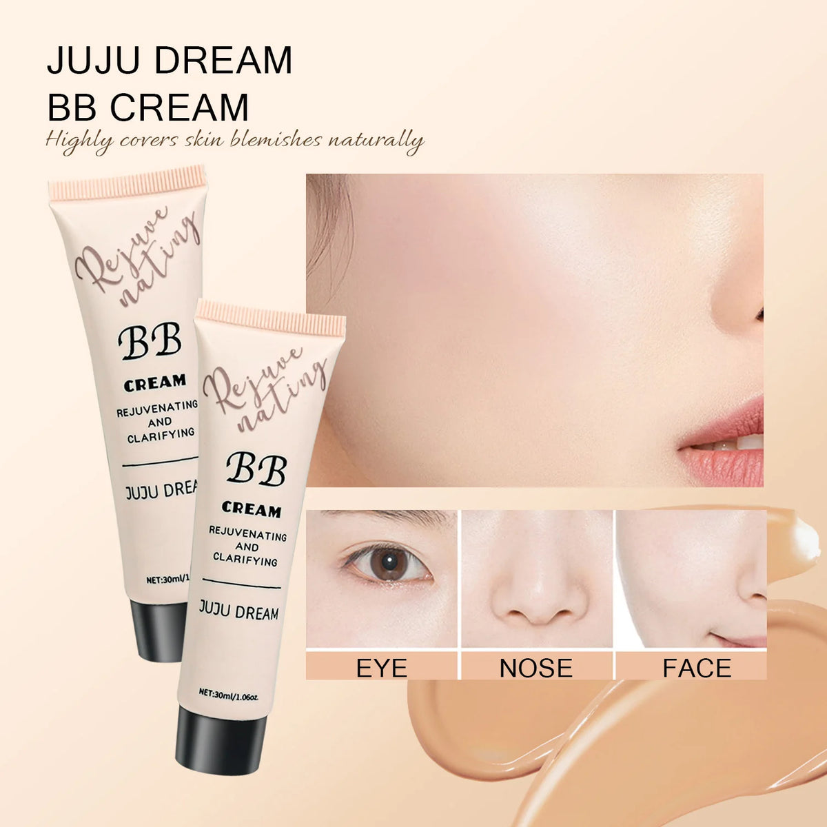 JUJU DREAM Dewy BB Cream for Dry Skin – bb & cc creams, view 3
