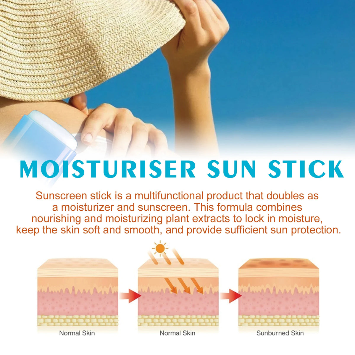 JAYSUING SPF50+ Moisturizing Sun Stick – sunscreen, view 4