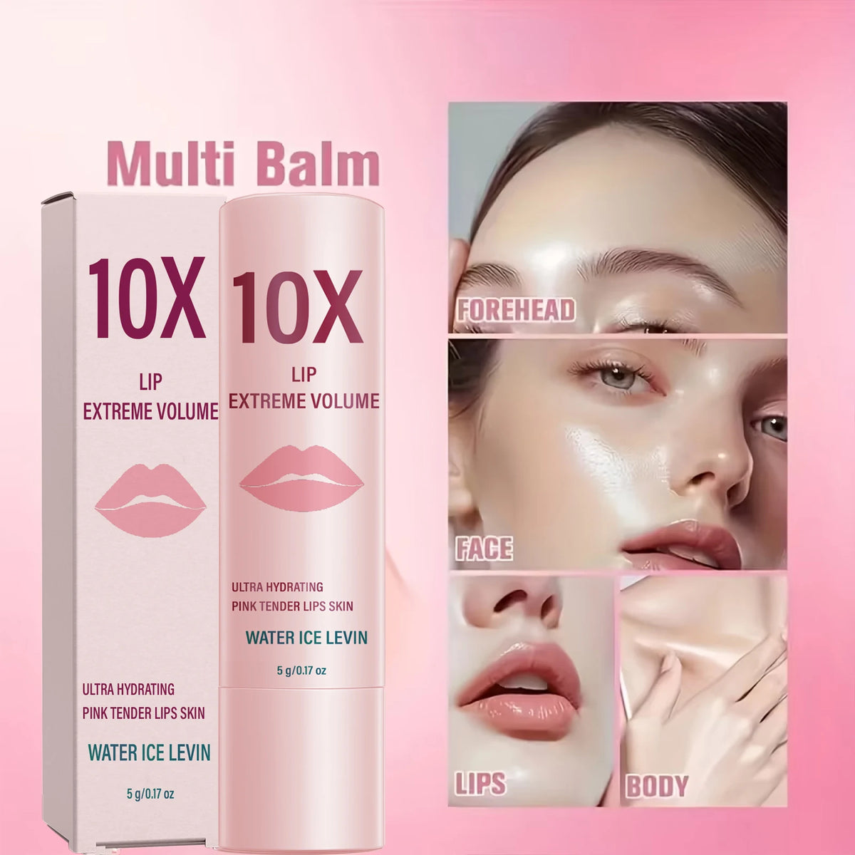 Water Ice Levin Hydrating Lip Plumping Cream