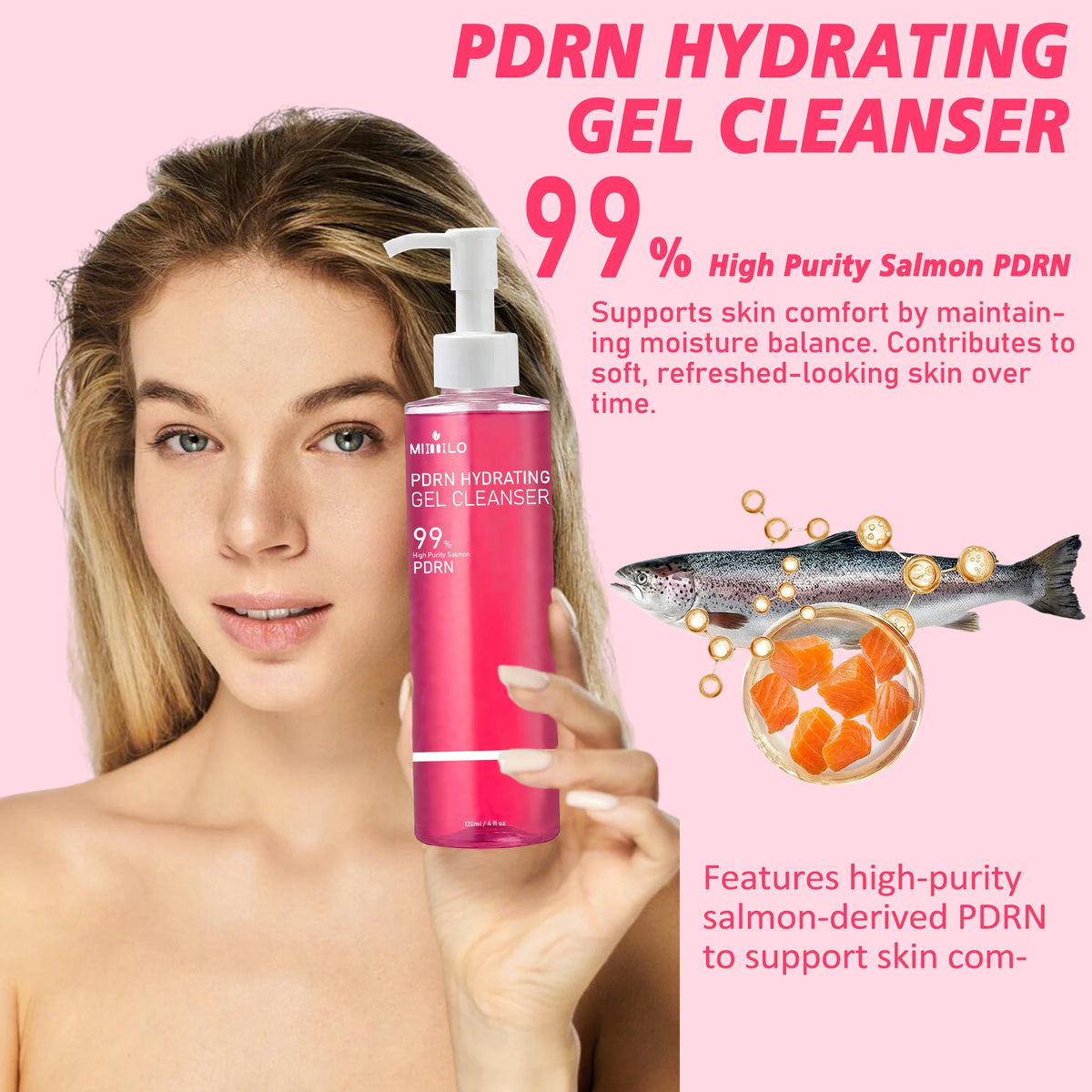 PDRN Pink Hydrating Gel Cleanser – facial cleansers, view 5
