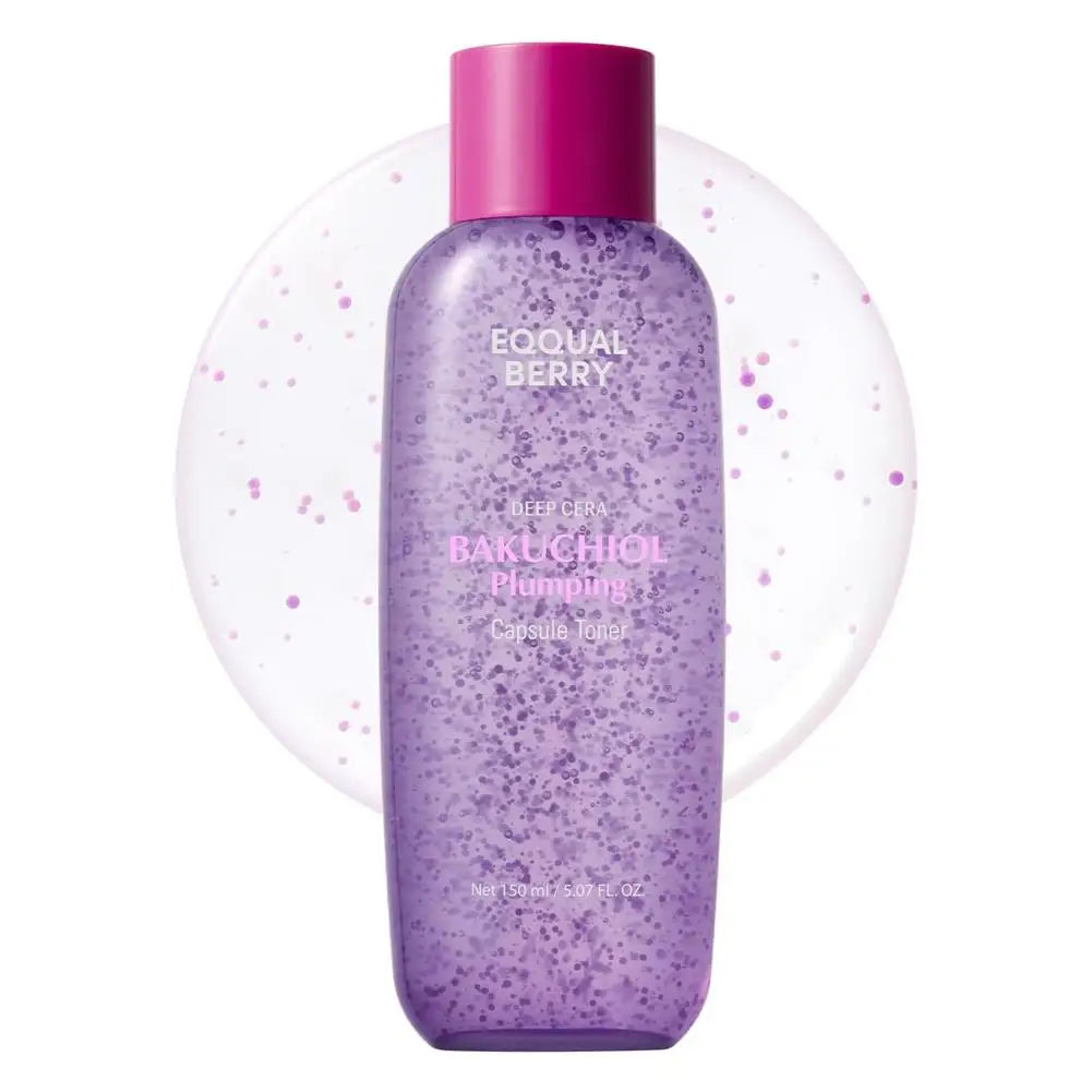 EQQUALBERRY BAKUCHIOL Korean Skincare Bakuchiol Plumping Serum And Vitamin C Serum For Nourishing Moisturizing Face Skin Care