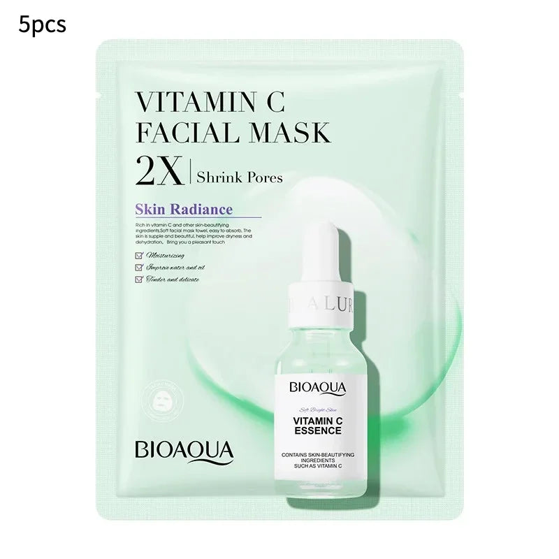 Hydrating Sheet Masks: Centella, Collagen, Hyaluronic Acid & Vitamin C – skin care masks & peels, view 15