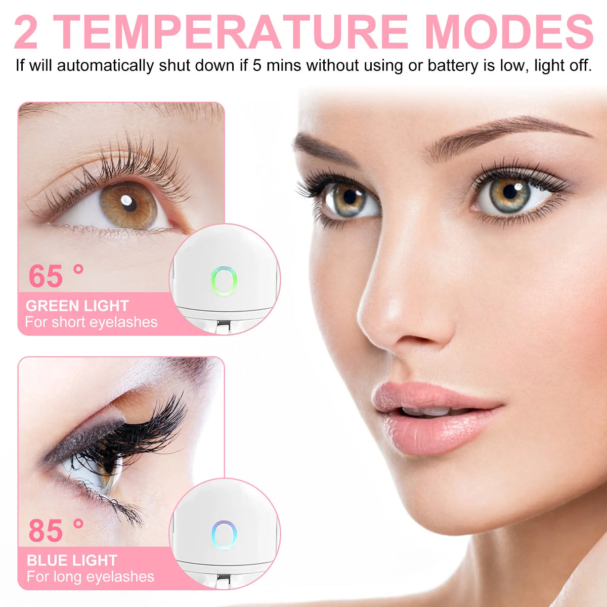 ALIVER Electric Heated Eyelash Curler