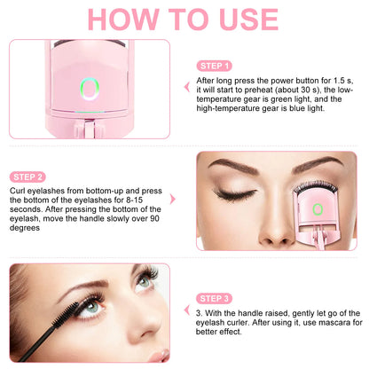 ALIVER Electric Heated Eyelash Curler