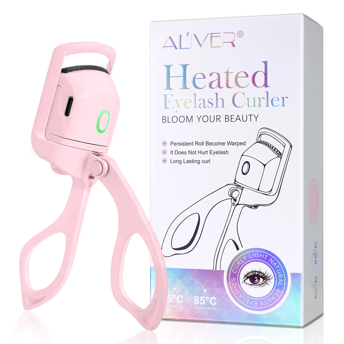 ALIVER Electric Heated Eyelash Curler