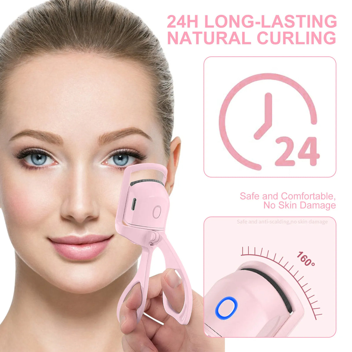 ALIVER Electric Heated Eyelash Curler