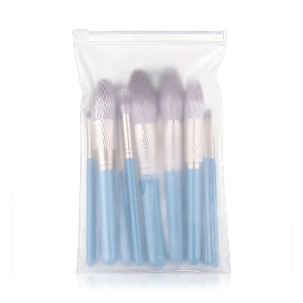 13-Piece Vegan Makeup Brush Set (Blue)