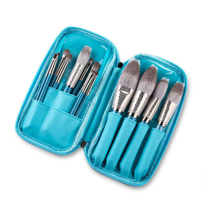 13-Piece Vegan Makeup Brush Set (Blue)