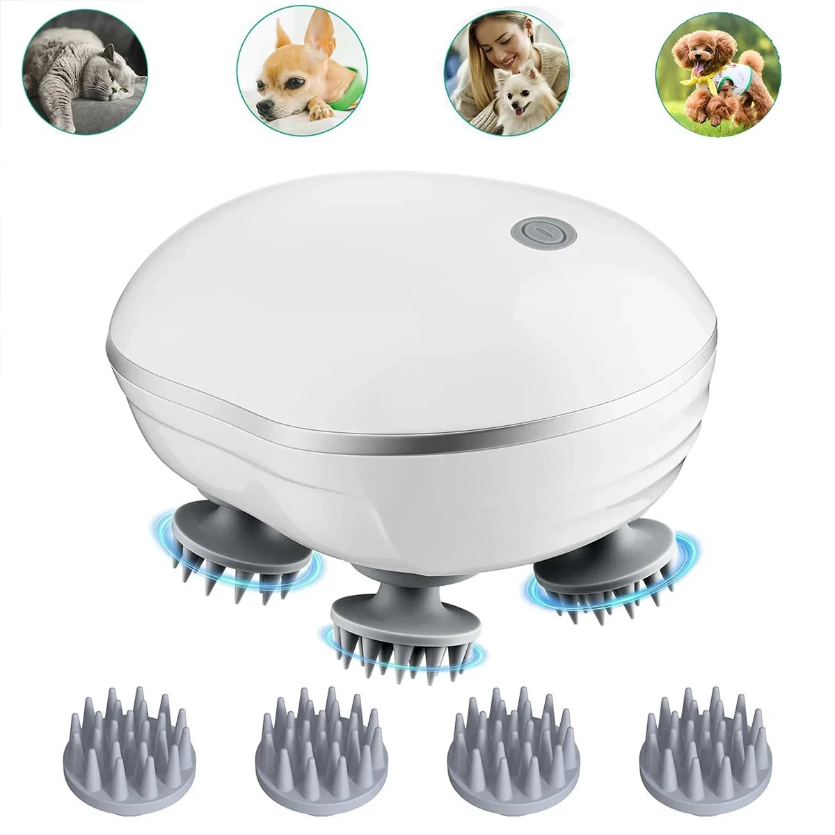 Waterproof Scalp Massager with Adjustable Speed – view 10