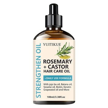YUITIKUE Rosemary & Castor Hair Oil with Jojoba & Batana (100 ml) – Hair Oils, view 7