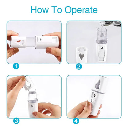 Handheld Nano Mist Facial Steamer – view 4
