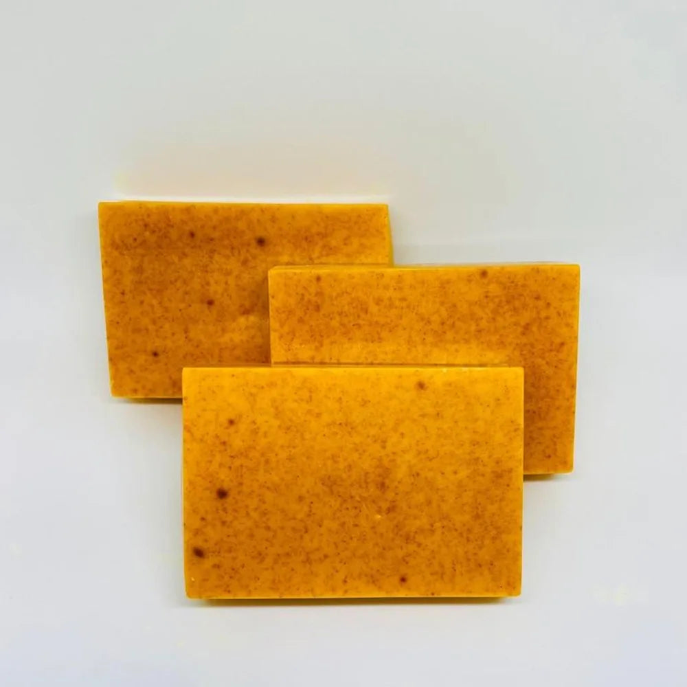 Turmeric bar soap details