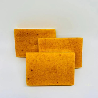 Turmeric bar soap details