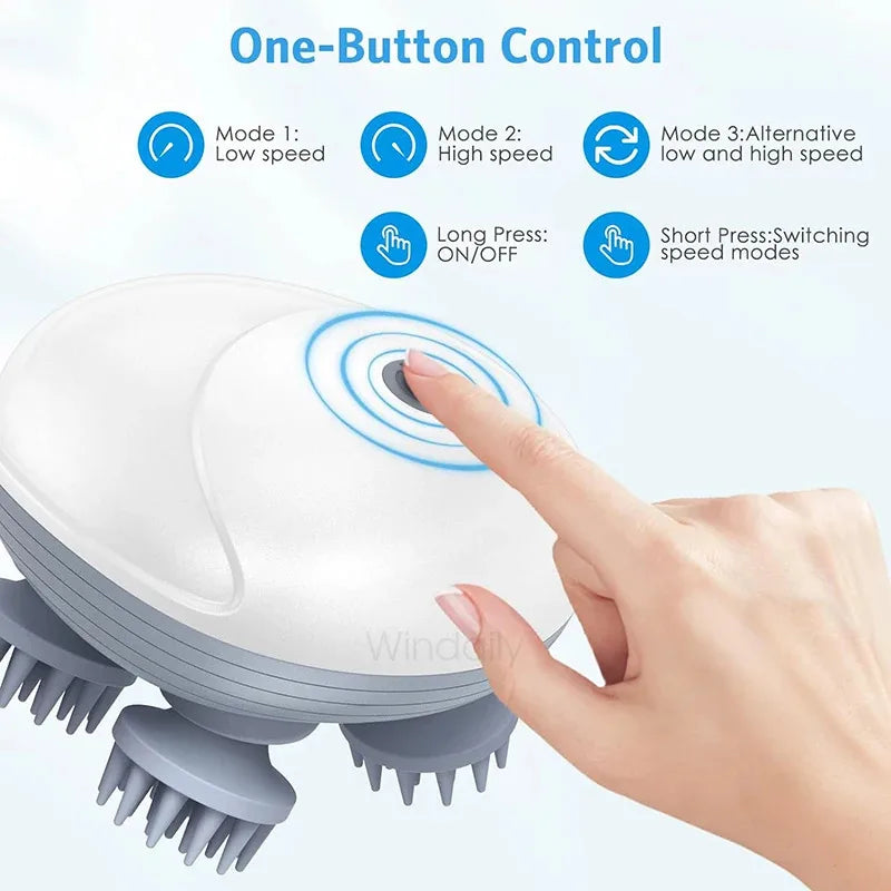 Electric Kneading Scalp Massager – view 5