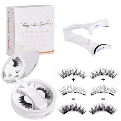 Reusable Magnetic Eyelashes Kit with Applicator (2 pairs) – False Eyelashes, view 8