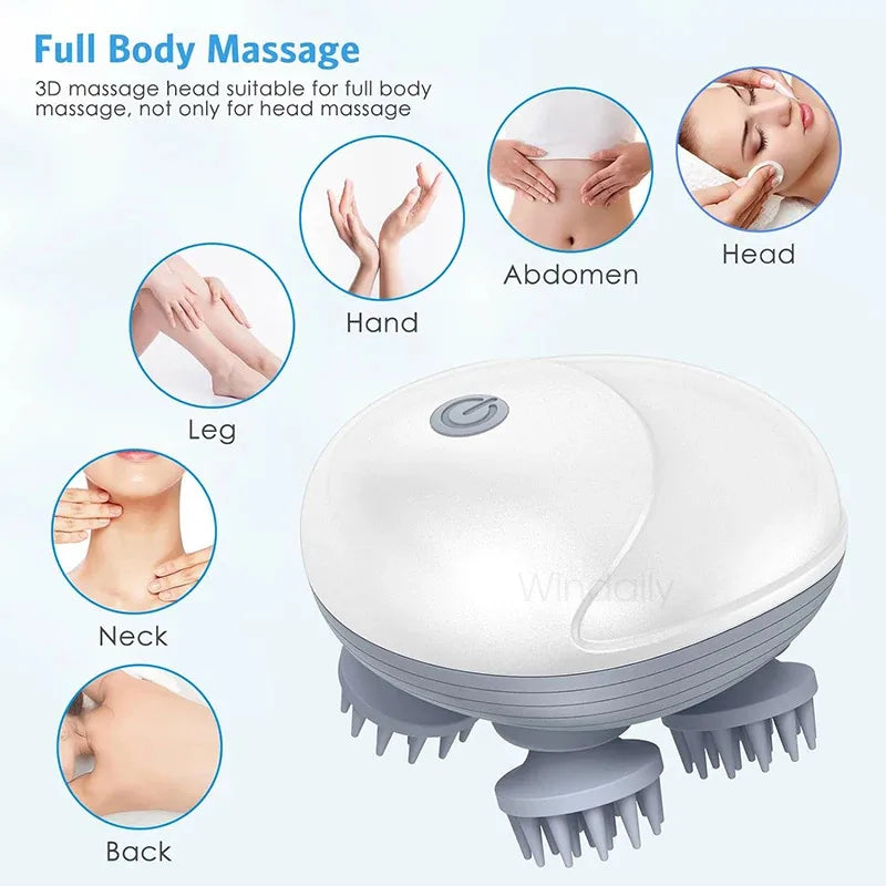 Electric Kneading Scalp Massager – view 3