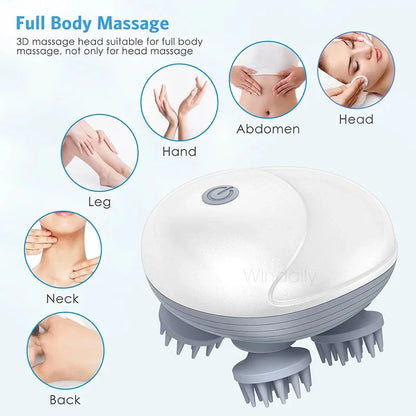 Electric Kneading Scalp Massager – view 3