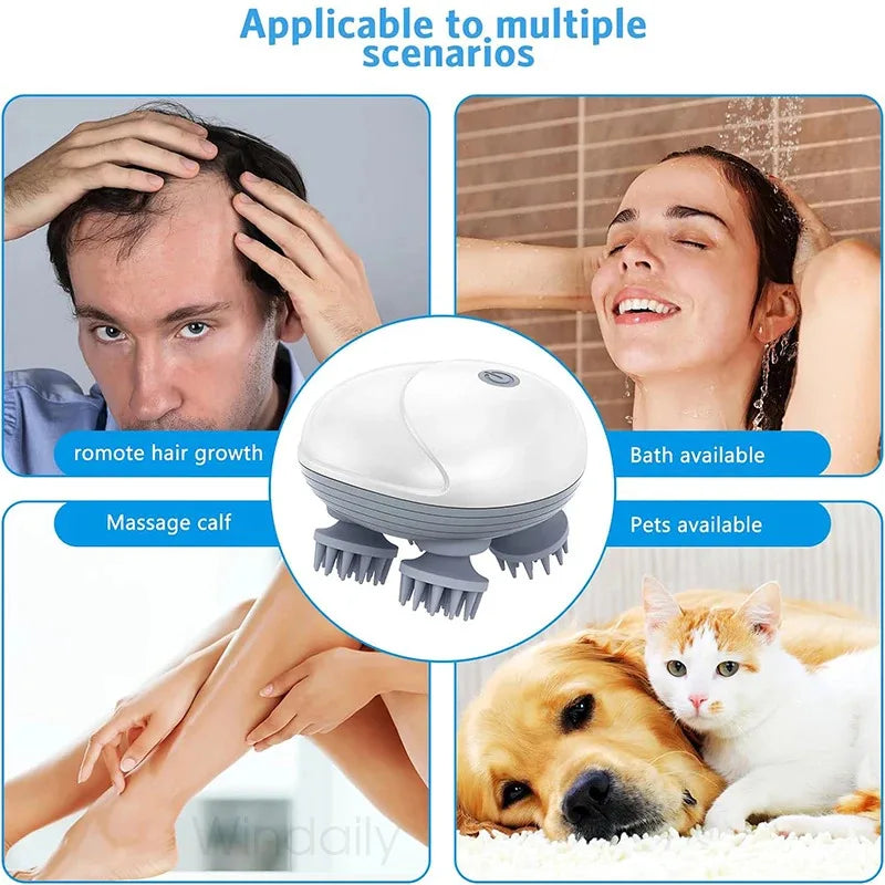Electric Kneading Scalp Massager – view 2