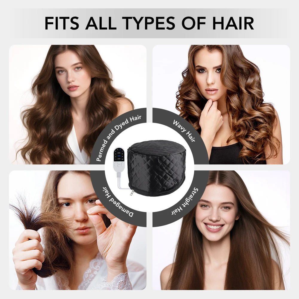 Heated Hair Steamer Cap – view 2