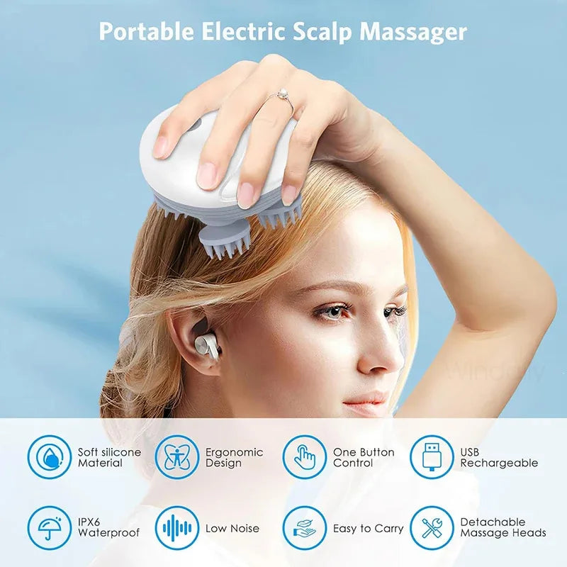 Electric Kneading Scalp Massager – view 4