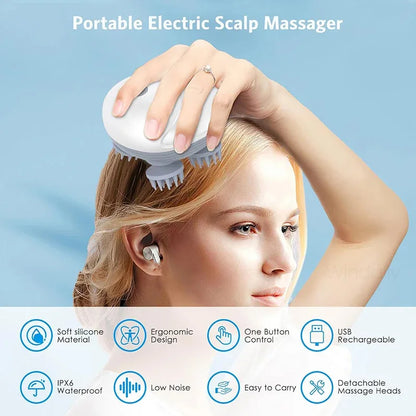 Electric Kneading Scalp Massager – view 4