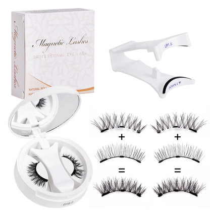 Reusable Magnetic Eyelashes Kit with Applicator (2 pairs) – False Eyelashes, view 6