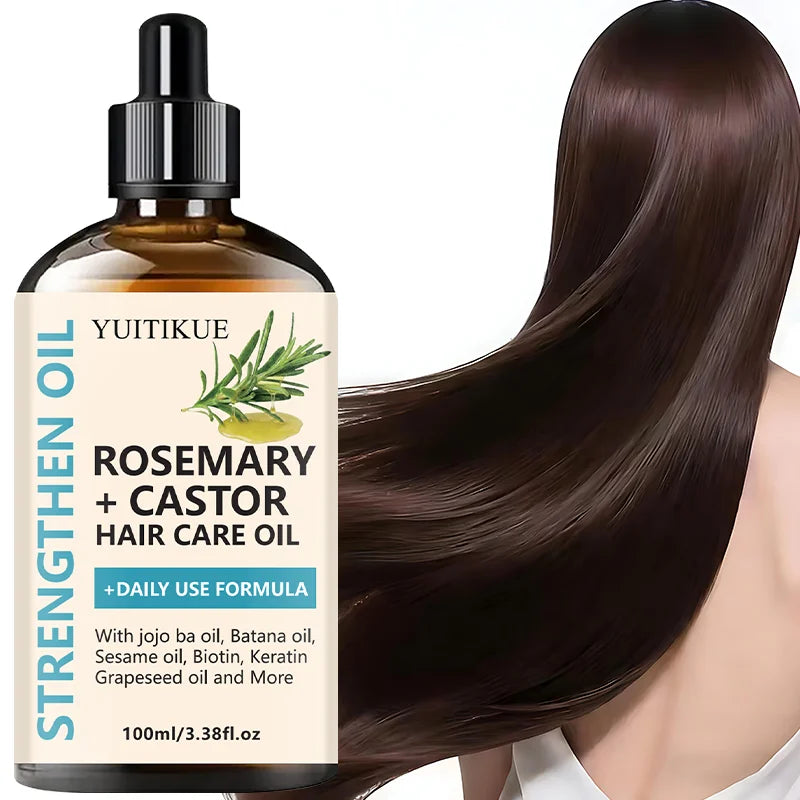 YUITIKUE Rosemary & Castor Hair Oil with Jojoba & Batana (100 ml) – Hair Oils, view 2