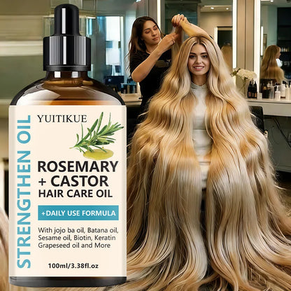 YUITIKUE Rosemary & Castor Hair Oil with Jojoba & Batana (100 ml)