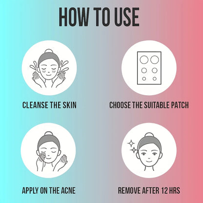 HITWORKER star pimple patches colours