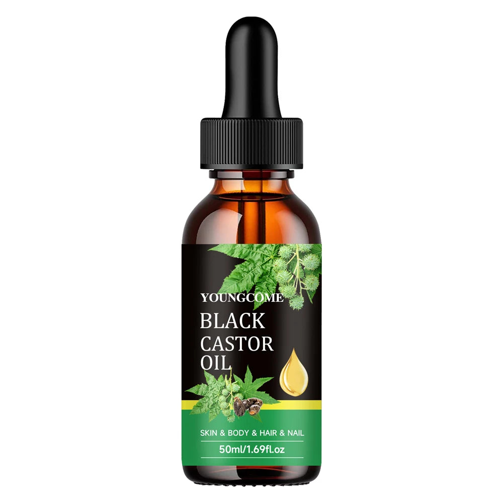 YOUNGCOME Black Castor Oil for Hair, Body & Nails (30 ml) – Hair Oils, view 7