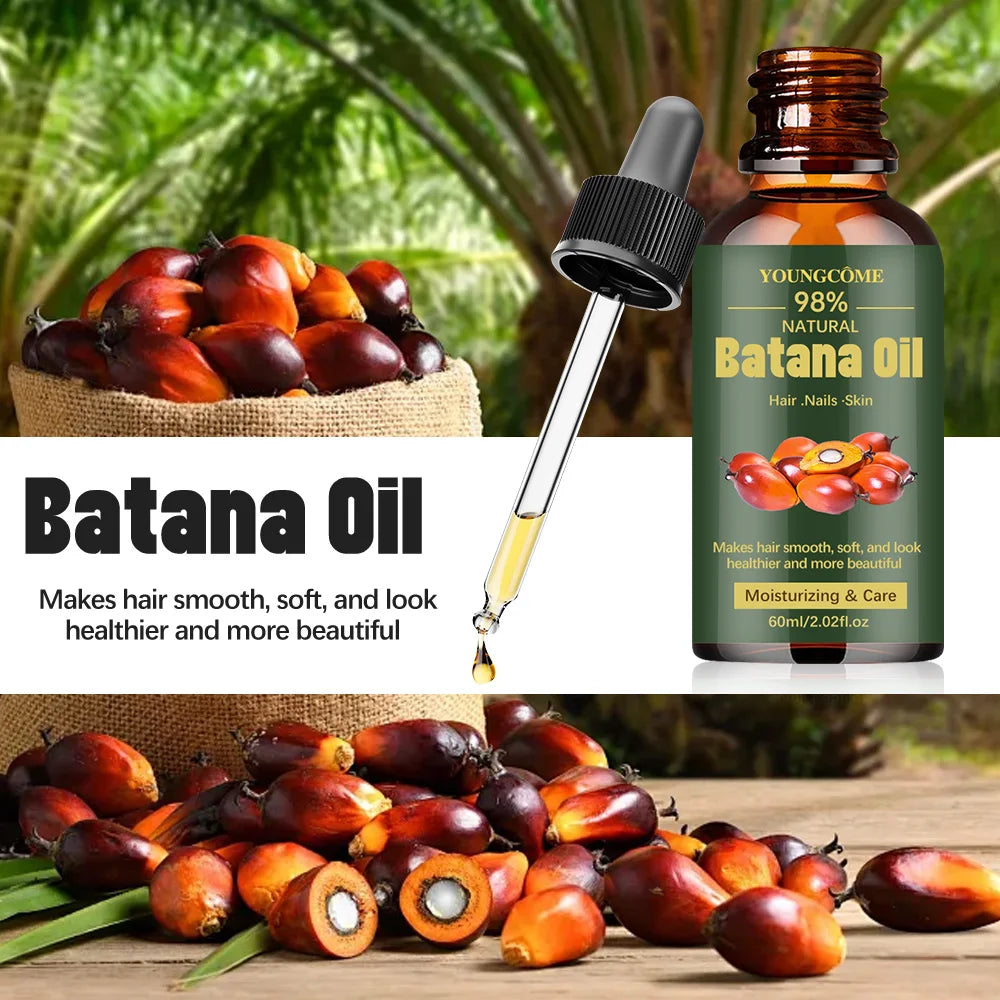 YOUNGCOME Natural Batana Oil for Hair, Skin & Nails