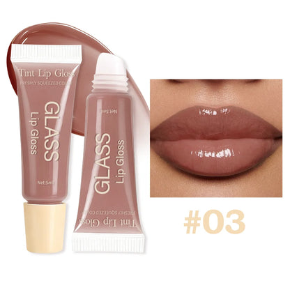 JUJU DREAM Glass Tint Lip Oil Gloss – Coffee