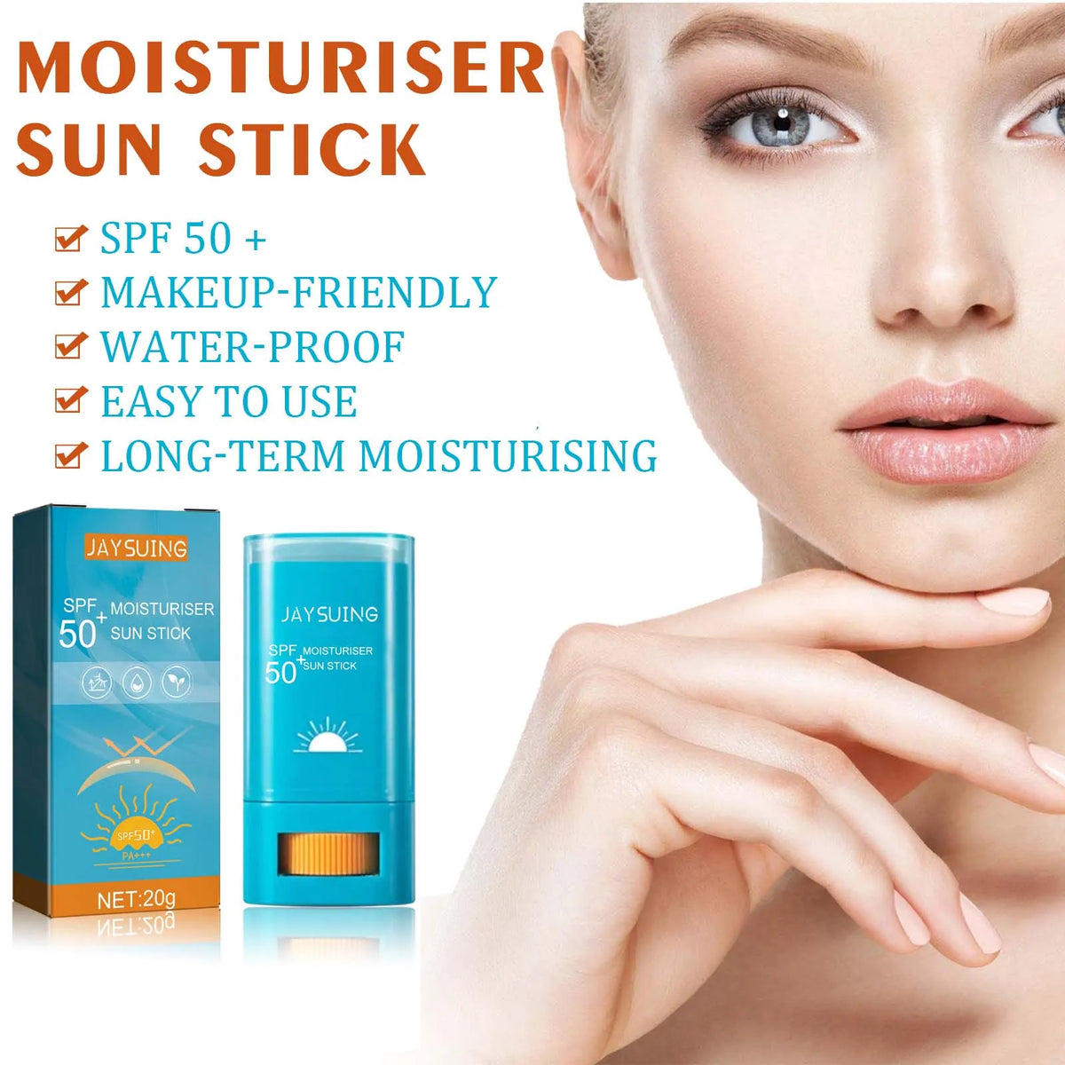 JAYSUING SPF50+ Moisturizing Sun Stick – sunscreen, view 3